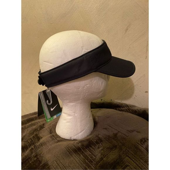 Nike Golf DriFit Stay Cool Adjustable Womans Black visor - Picture 7 of 9
